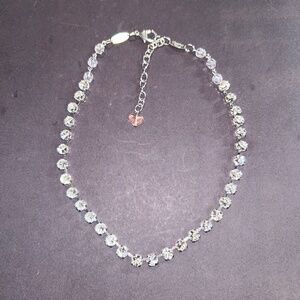 Sabika clear crystal necklace